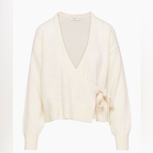 Aritzia/Babaton Landmark cashmere wrap sweater